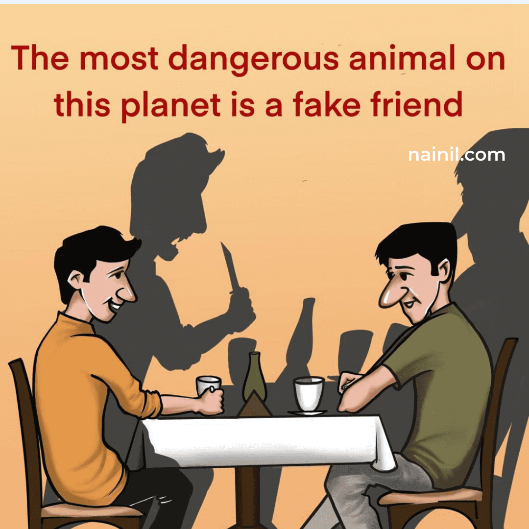 The Most Dangerous Animal On This Planet Is A Fake Friend